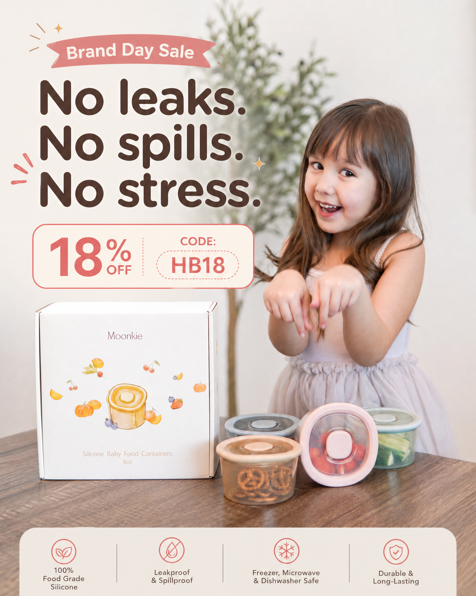 Moonkie Facebook ad: Personalized Baby Gifts