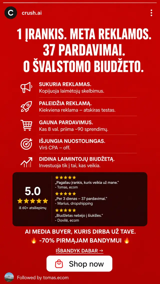 trycrush.ai Facebook ad