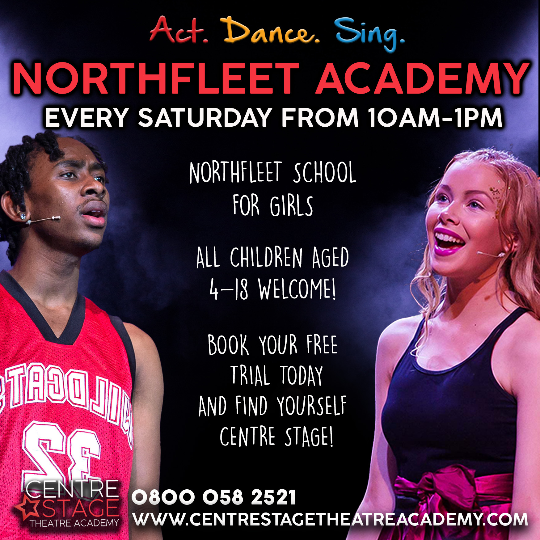 Centre Stage Theatre Academy Facebook ad