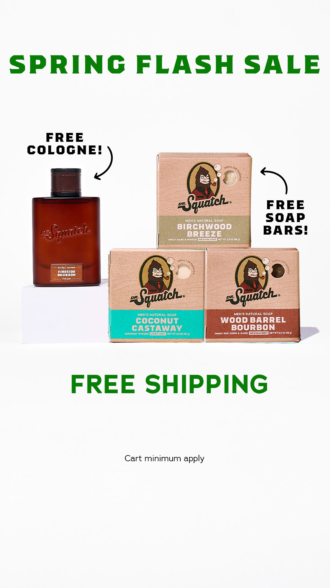 Dr. Squatch Facebook ad