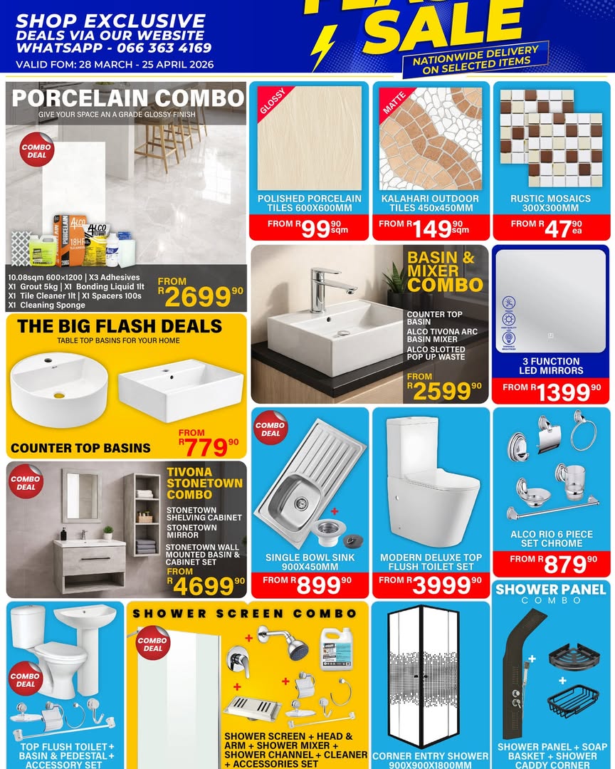 Pulse Tiles & Sanware Facebook ad