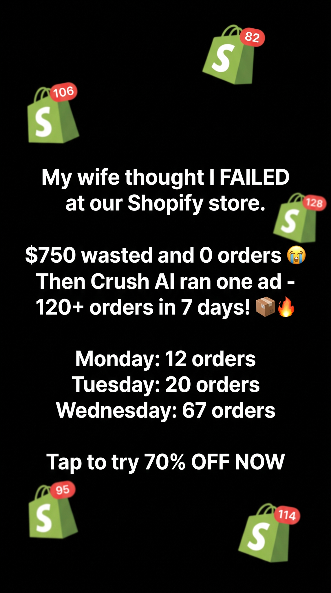 trycrush.ai Facebook ad