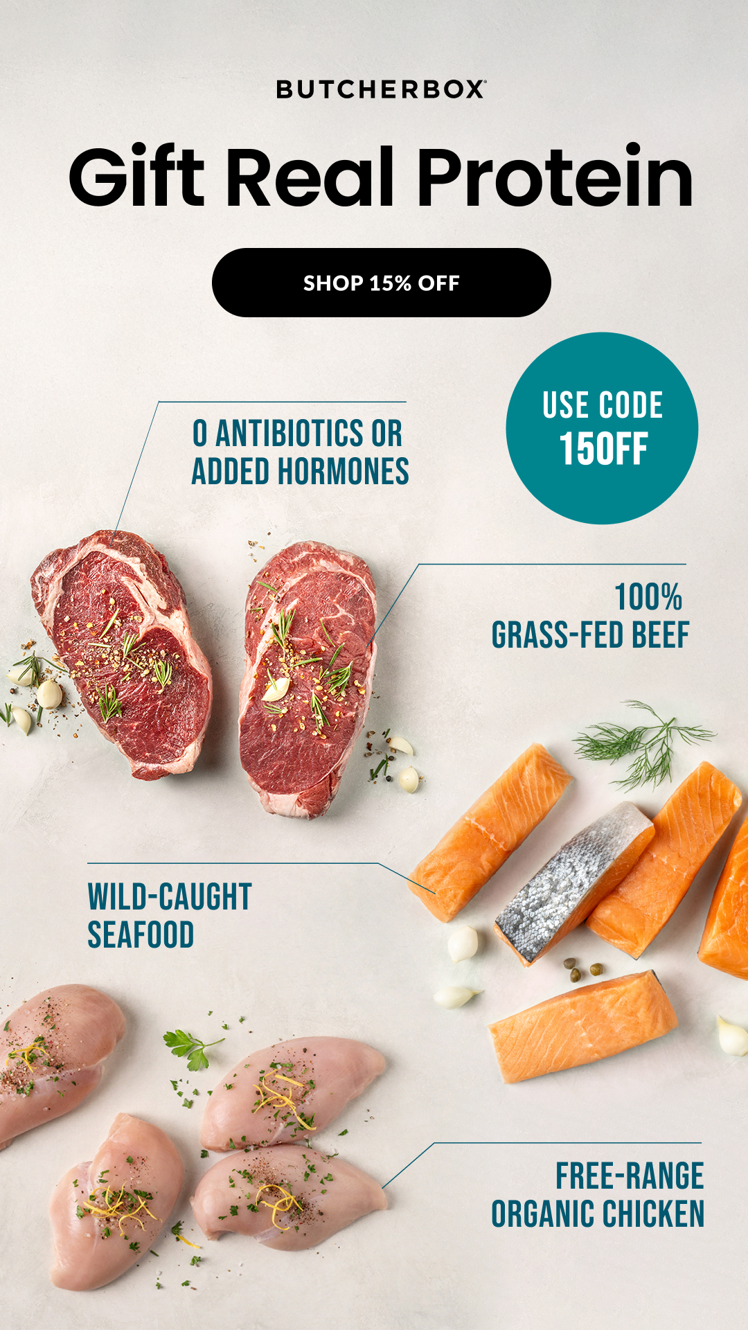 ButcherBox Facebook ad