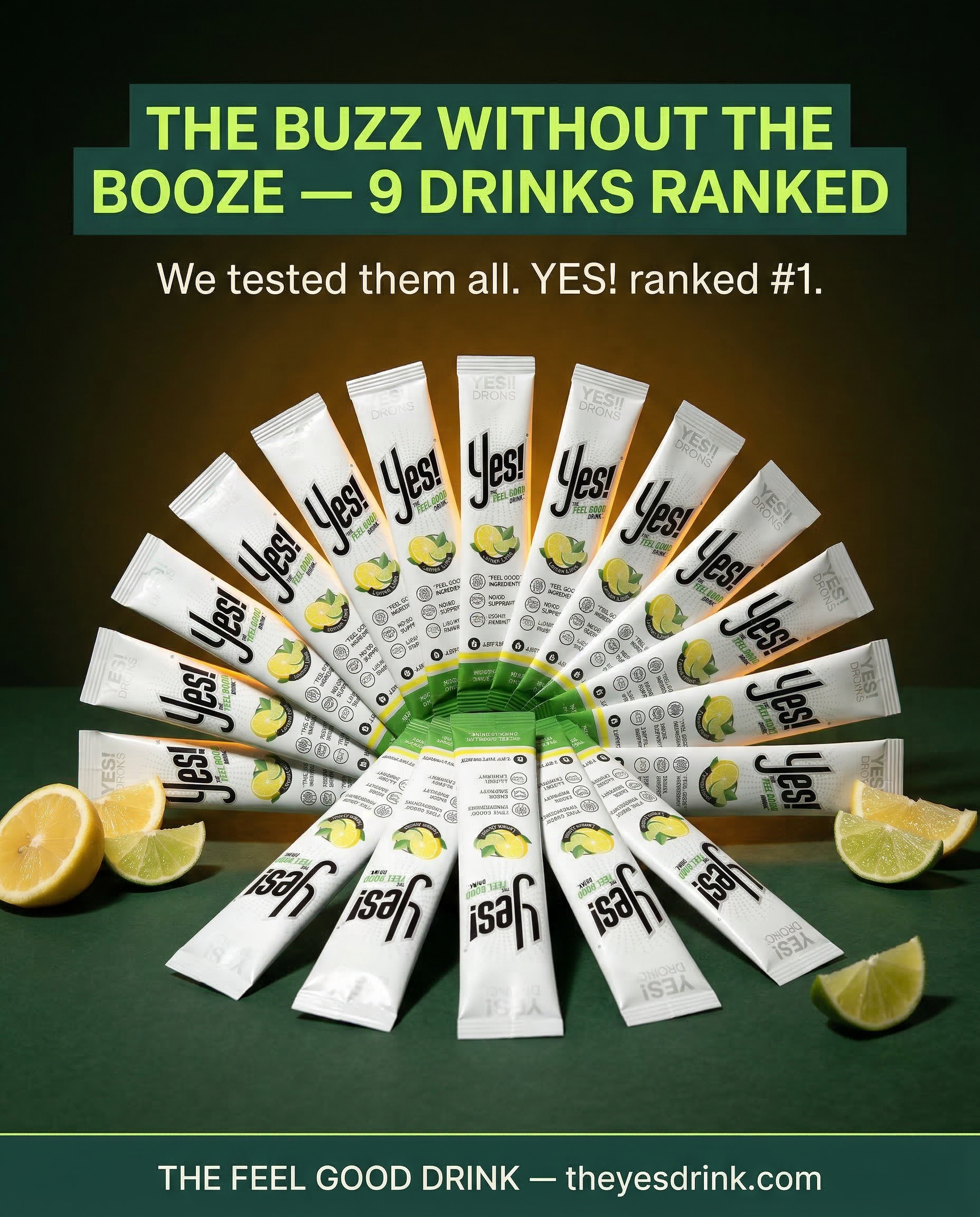 The Yes Drink Facebook ad: 9 Buzzy Drinks, Ranked by Science