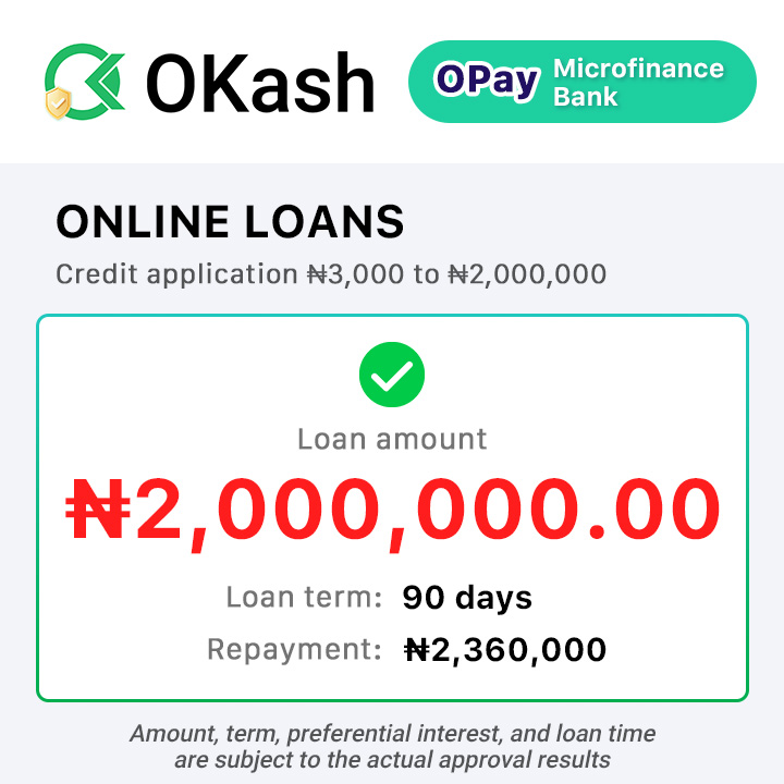 OKash Facebook ad