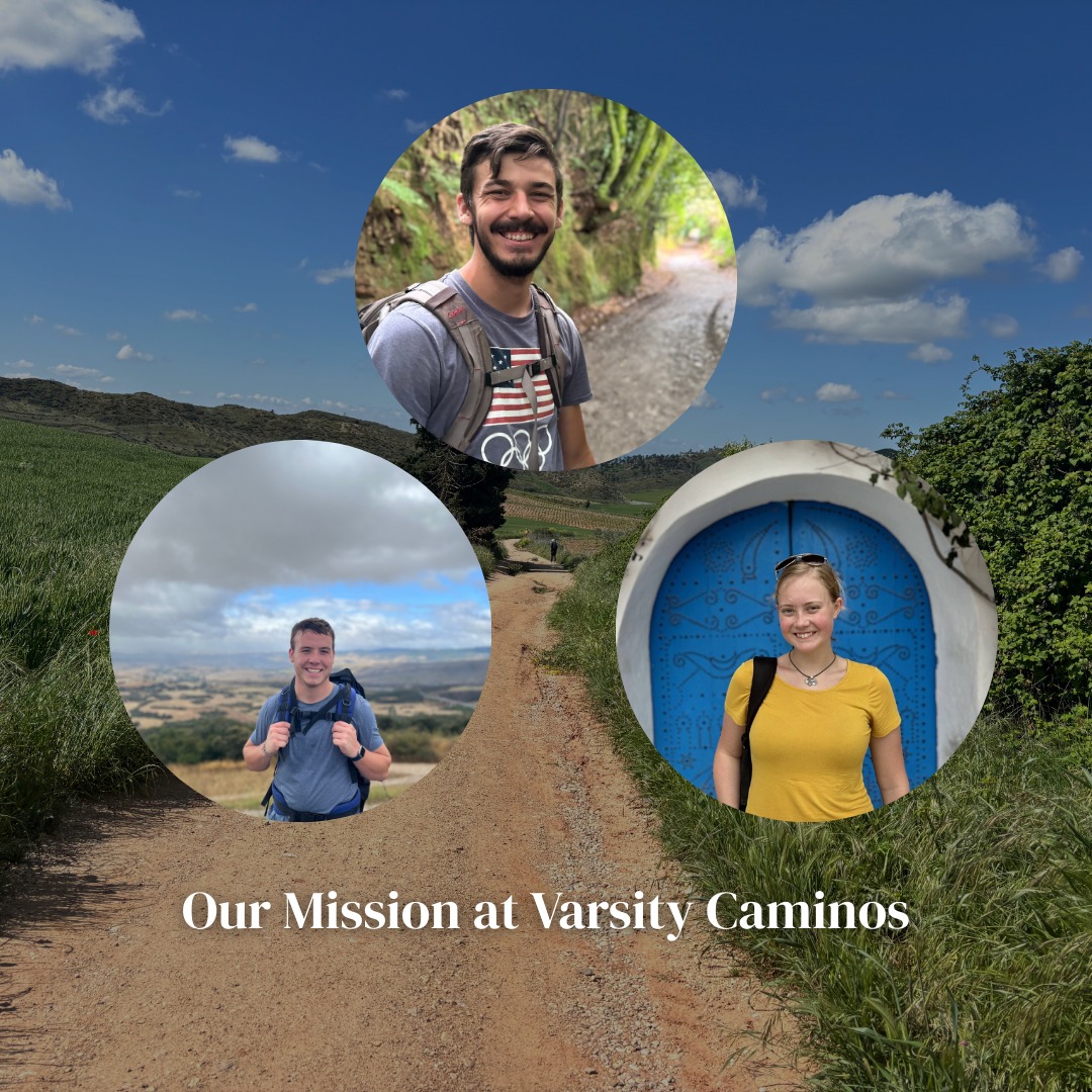 Varsity Caminos Facebook ad: Walking together. Growing in faith.
