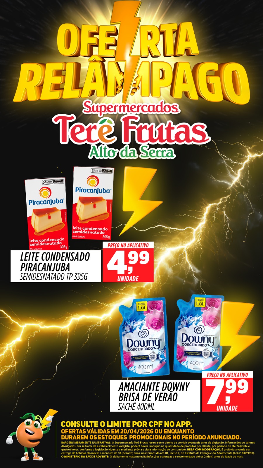 Super Terê Frutas Petrópolis Facebook ad