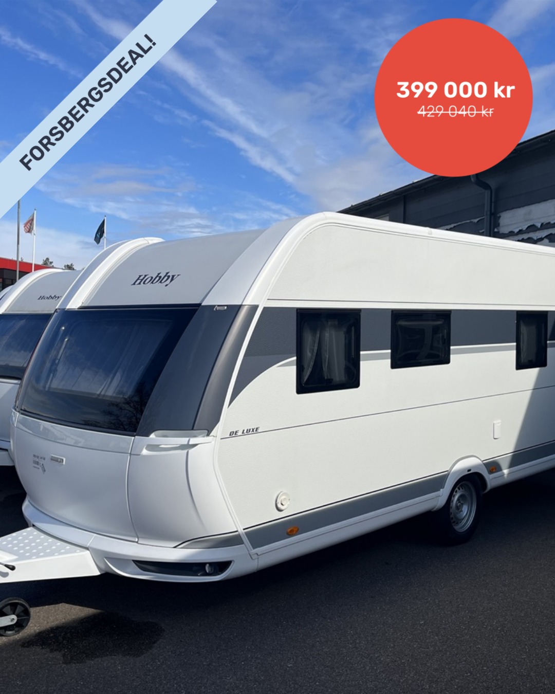 Forsbergs Fritidscenter Facebook ad: Smygstarta påsken hos Forsbergs!