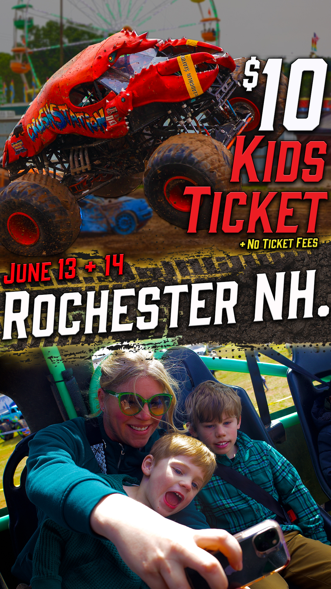 All Star Monster Truck Tour Facebook ad