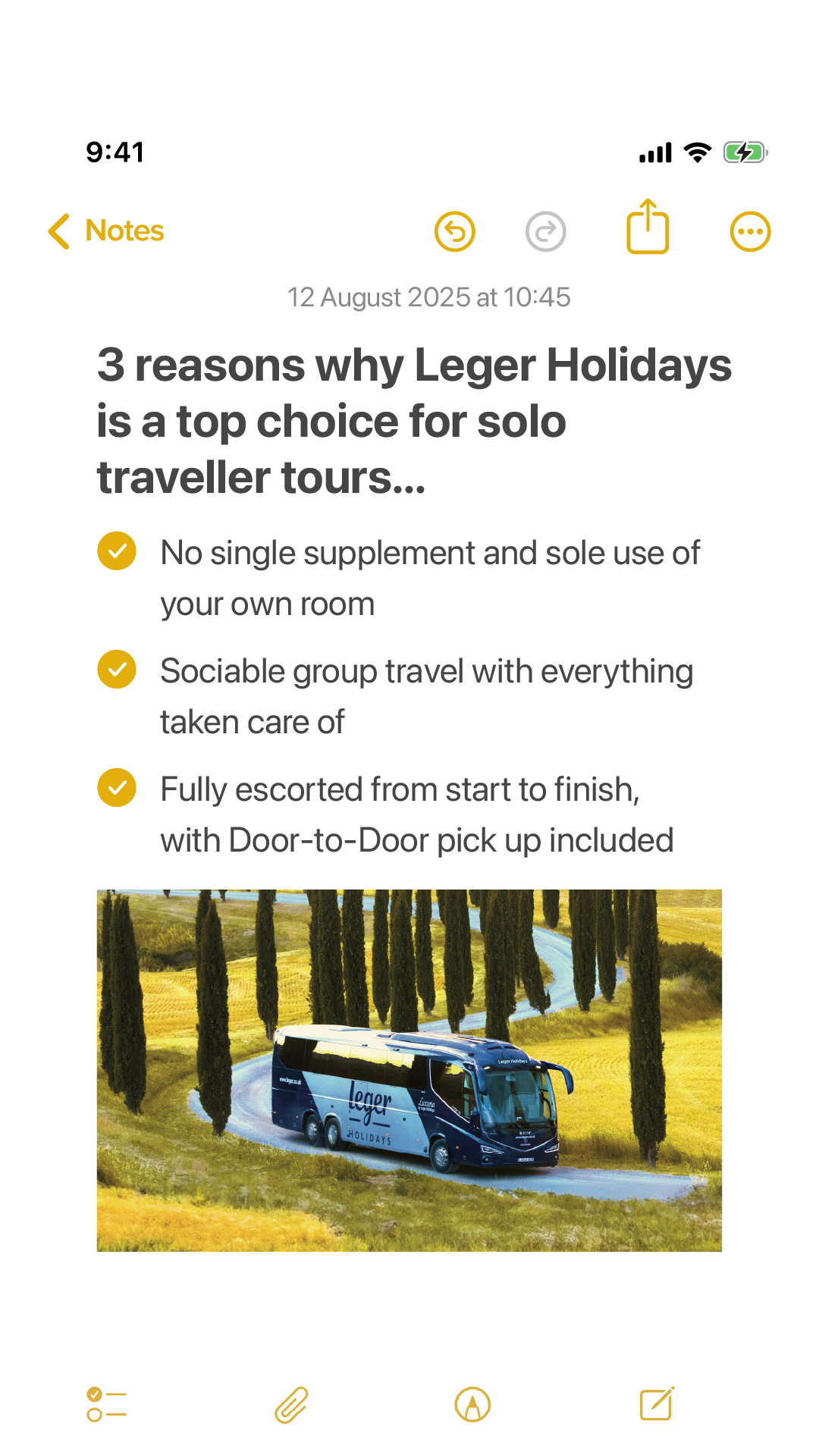 Leger Holidays Facebook ad