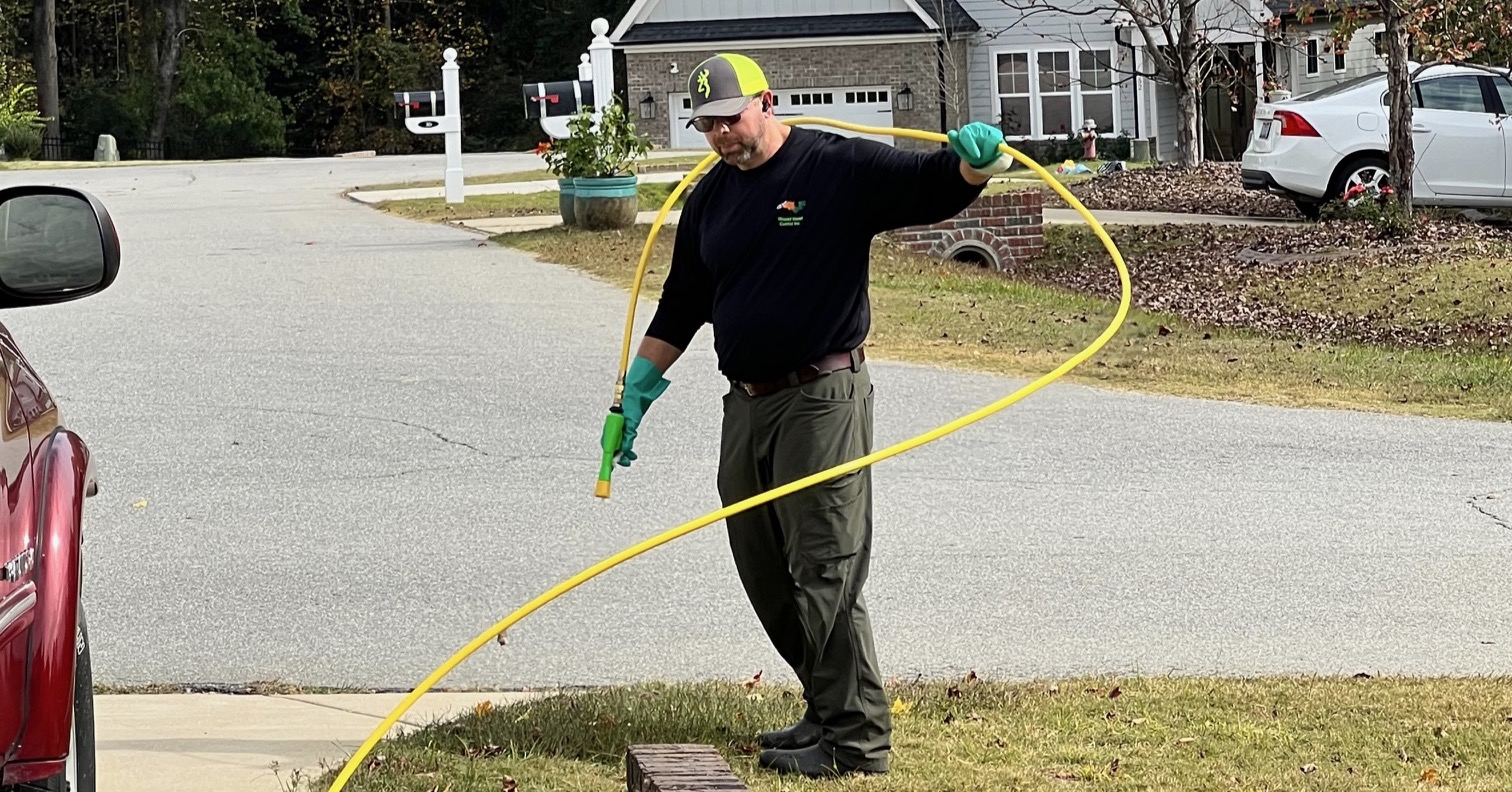 Affordable Lawn Care by Clint LLC. Facebook ad: Wicked Weed Control, we're committed to providing our…