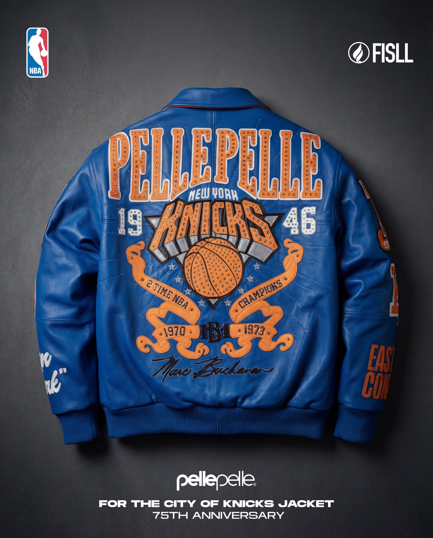 Pelle Pelle Us Facebook ad: NY KNICKS COLLECTION - Pre-order NOW!