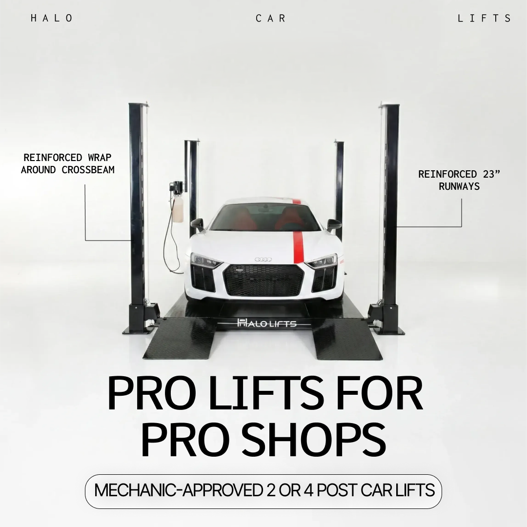 Halo Car Lifts Facebook ad