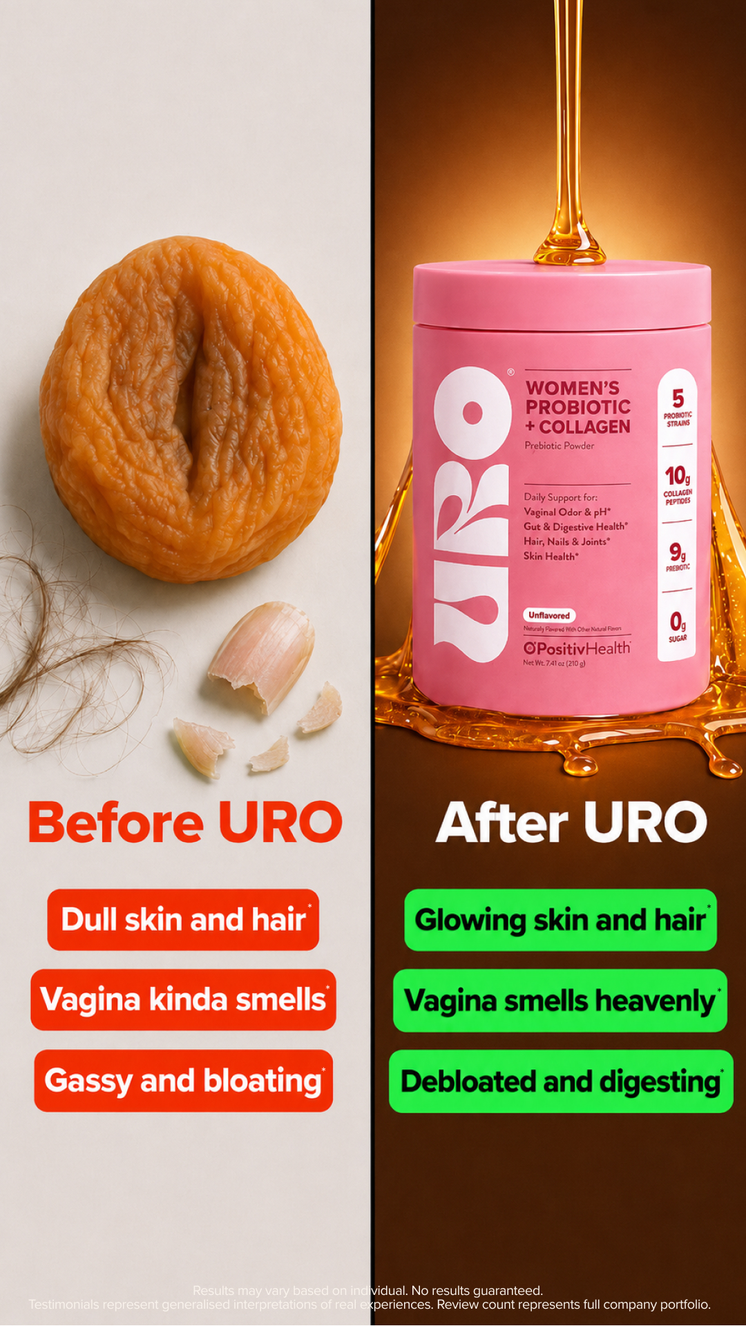 O Positiv Health Facebook ad