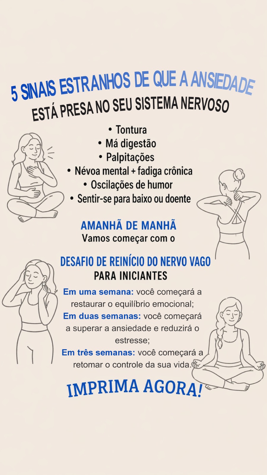 Zer0 Ansiedade Facebook ad: Sente que a mente não dá pausa? Veja isso.