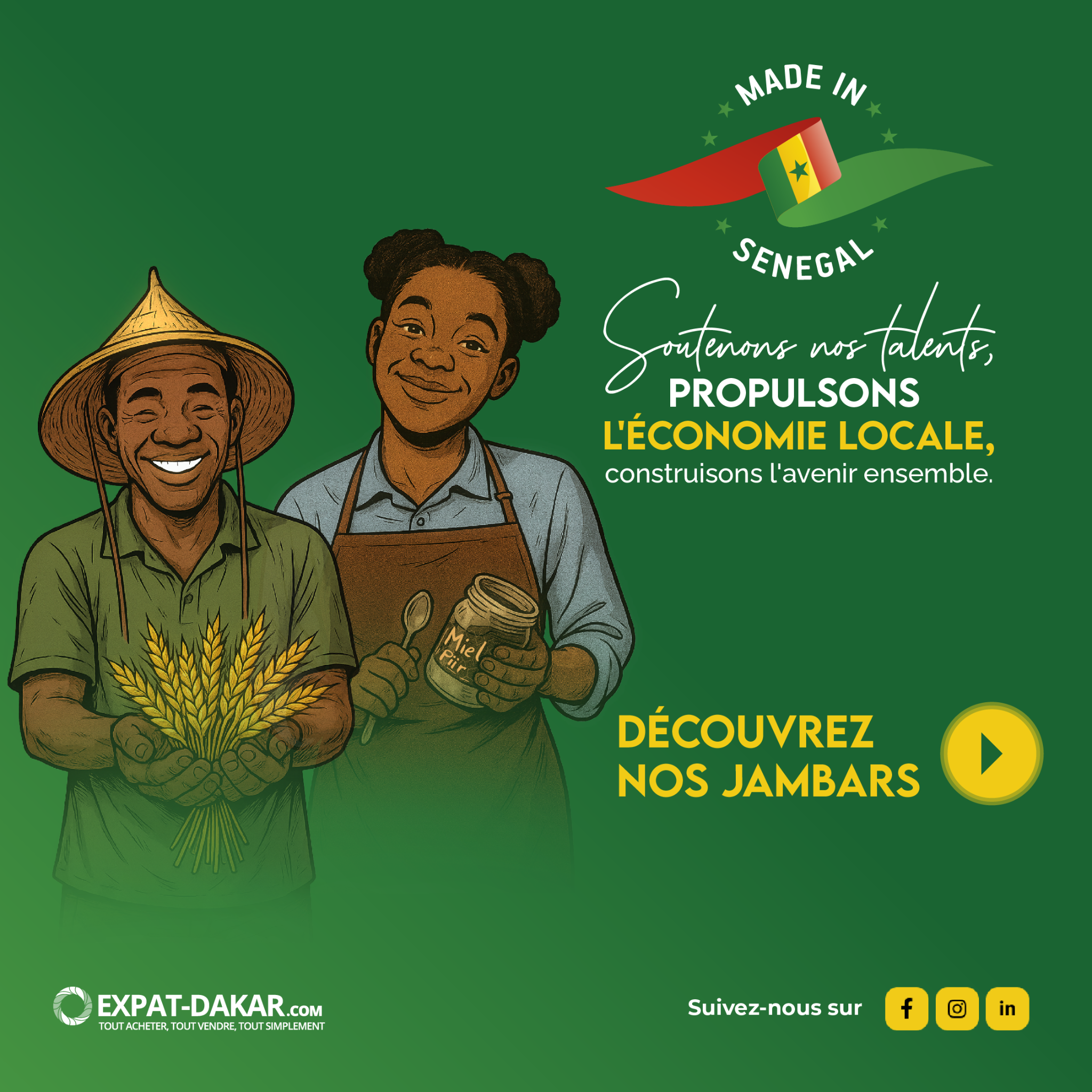 Expat Dakar Facebook ad