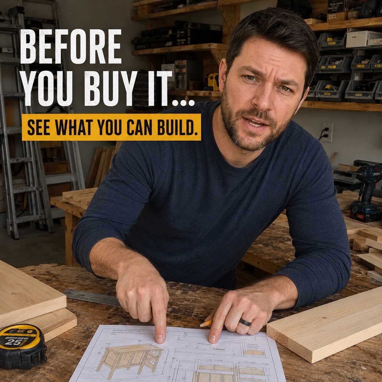 Bevis Wood Club Facebook ad: Before You Buy It, Build It