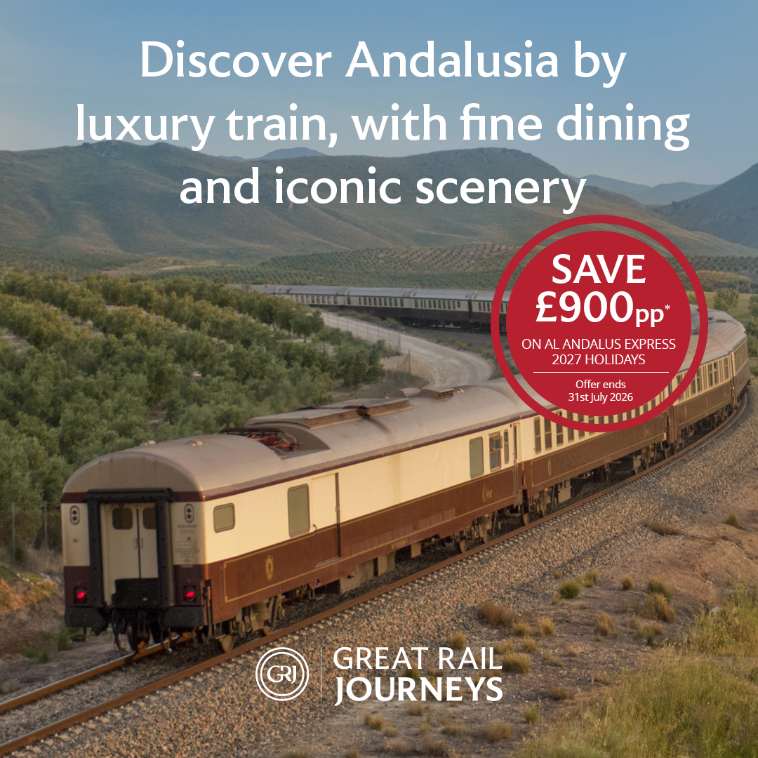 Great Rail Journeys Facebook ad
