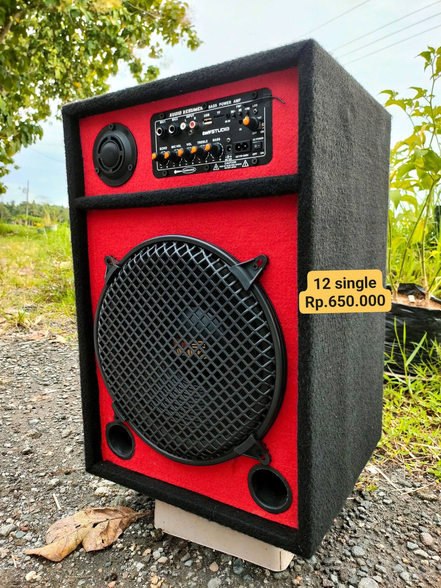 nugraha audio production Facebook ad: full baru speaker aktif bluetooth siap karaoke