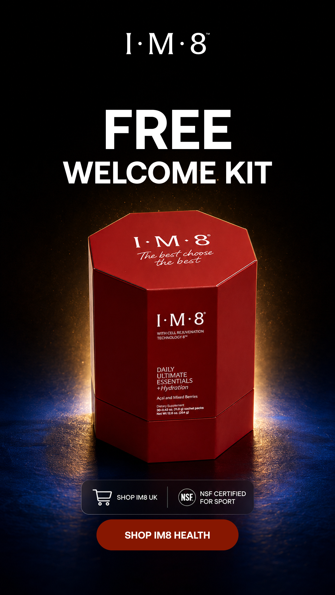IM8 Health Facebook ad