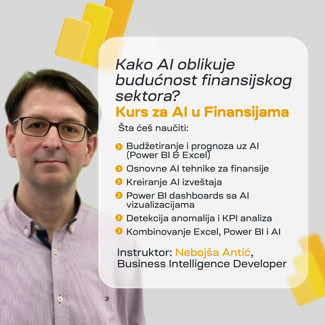 SMX Academy Facebook ad: Moderne finansije traže AI