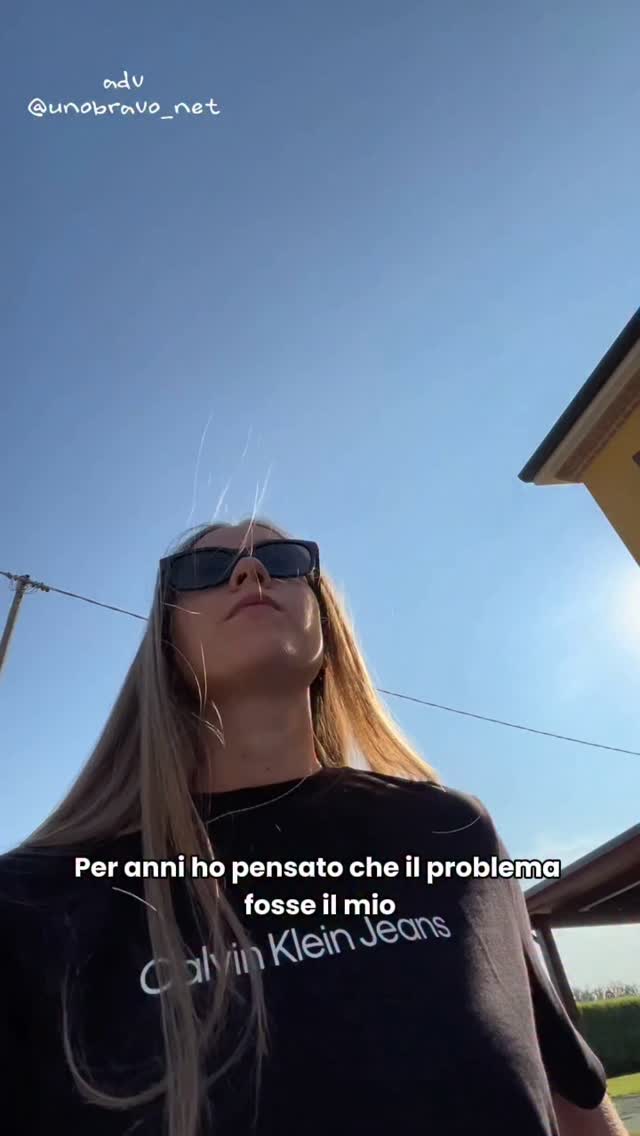 Unobravo Facebook ad: Per tanto tempo ho creduto che il problema…
