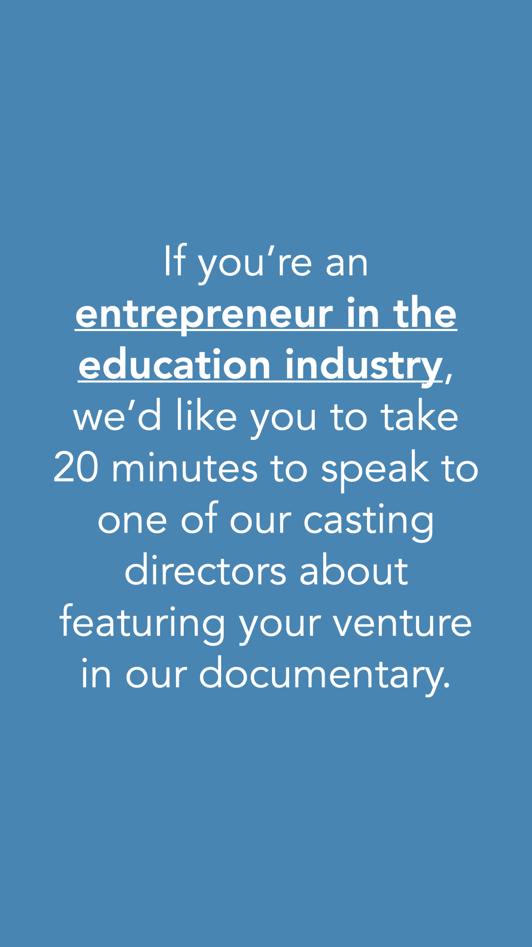 BetaBlox Facebook ad: Entrepreneur In Education Industry?