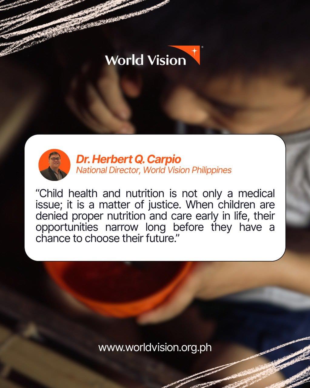World Vision Philippines Facebook ad
