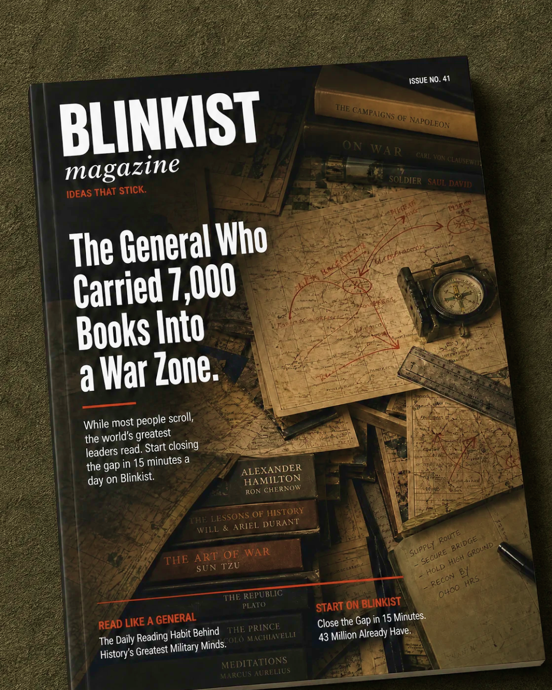 Blinkist Facebook ad