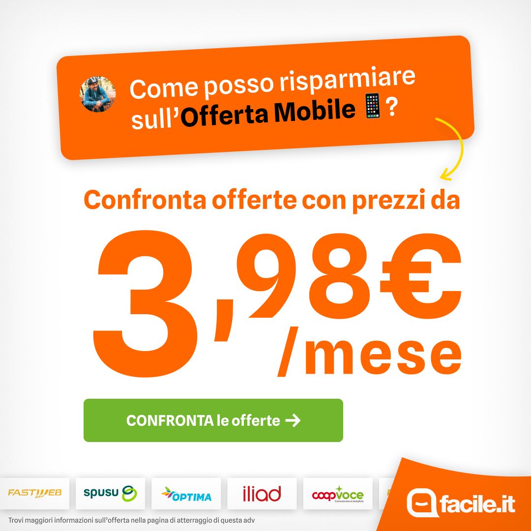 Facile.it Facebook ad: Vai alle Offerte
