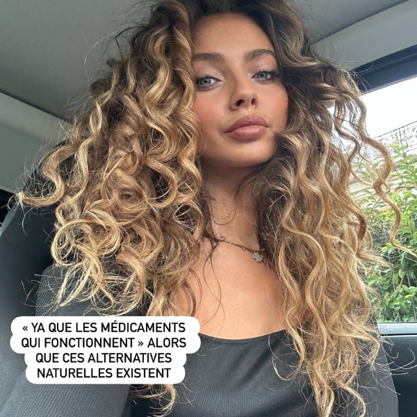 Hairmonye Facebook ad: Ses cheveux blancs ont disparu, sans coloration