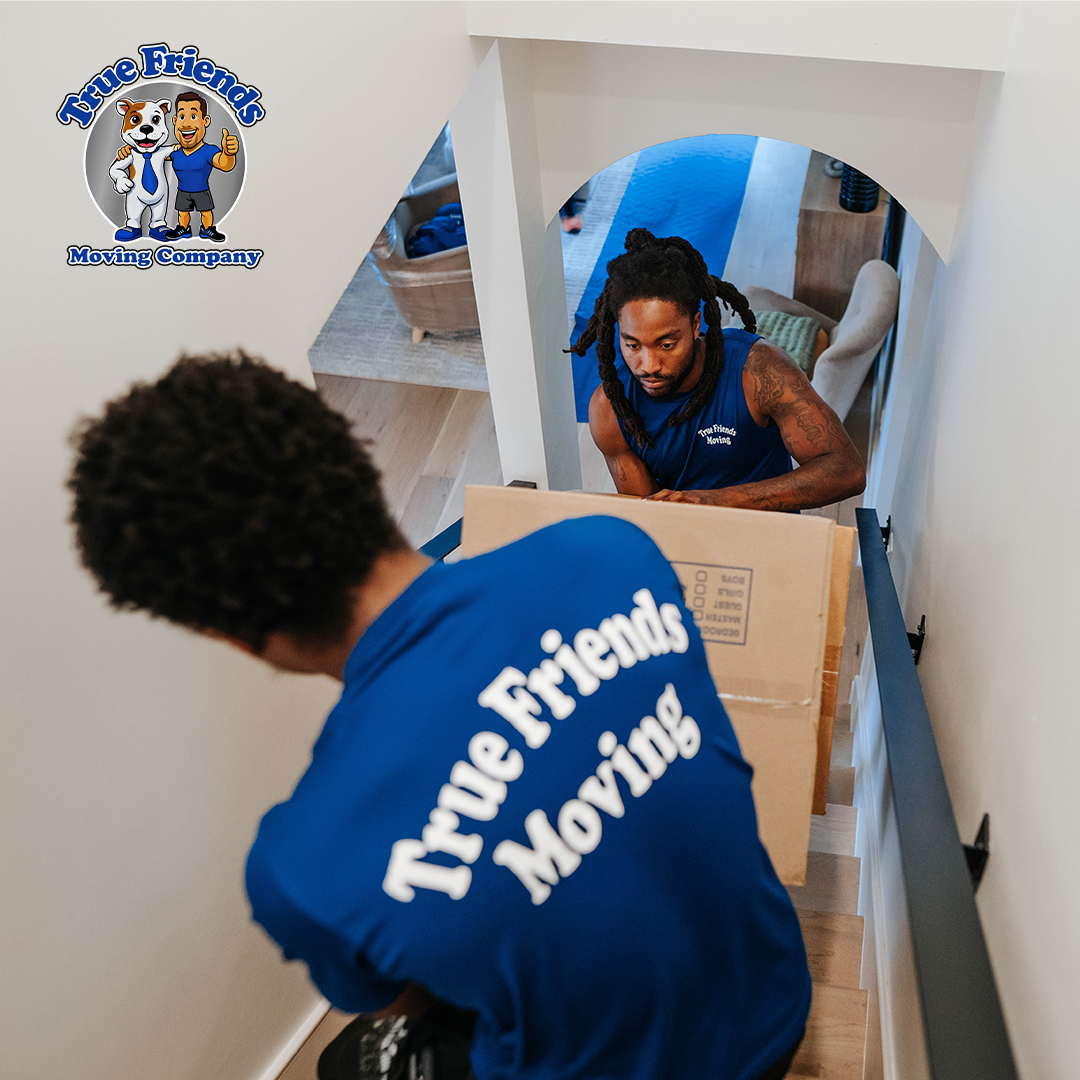 True Friends Moving Company Facebook ad from Mar 9, 2026