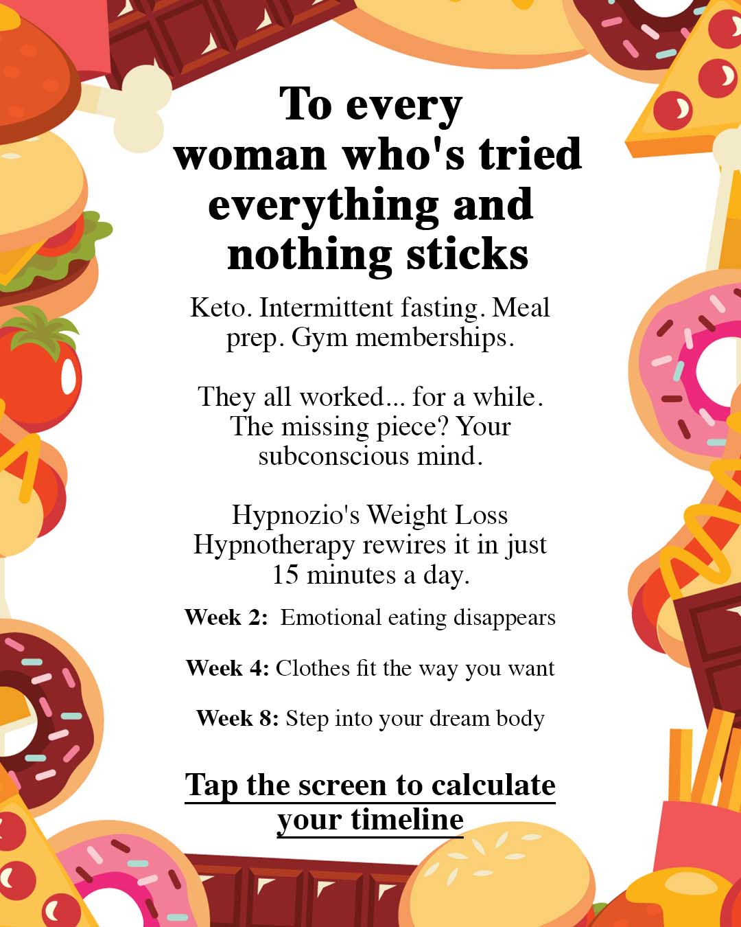 Hypnozio: power of hypnotherapy Facebook ad