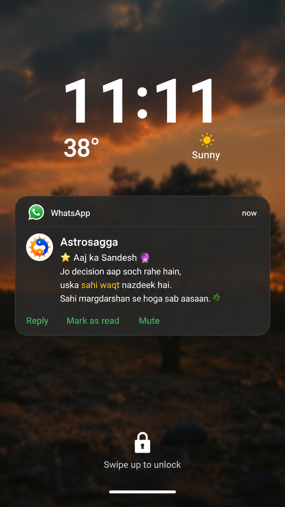 Astrosagga Facebook ad: Aapke Liye Clarity Aa Rahi Hai