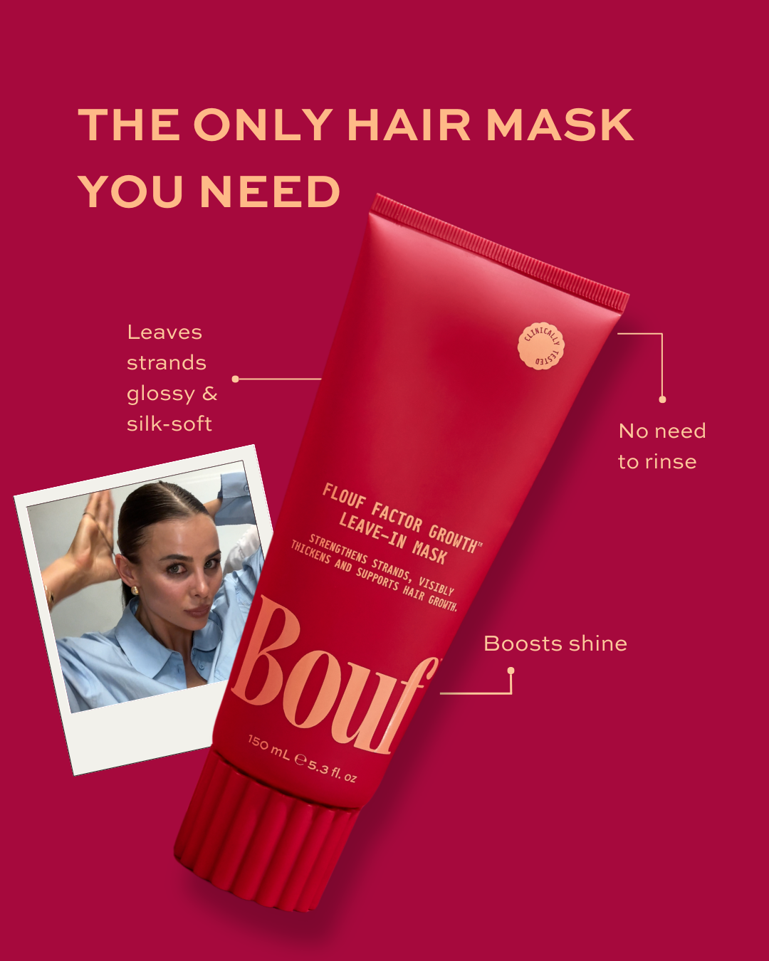 Bouf Haircare Facebook ad
