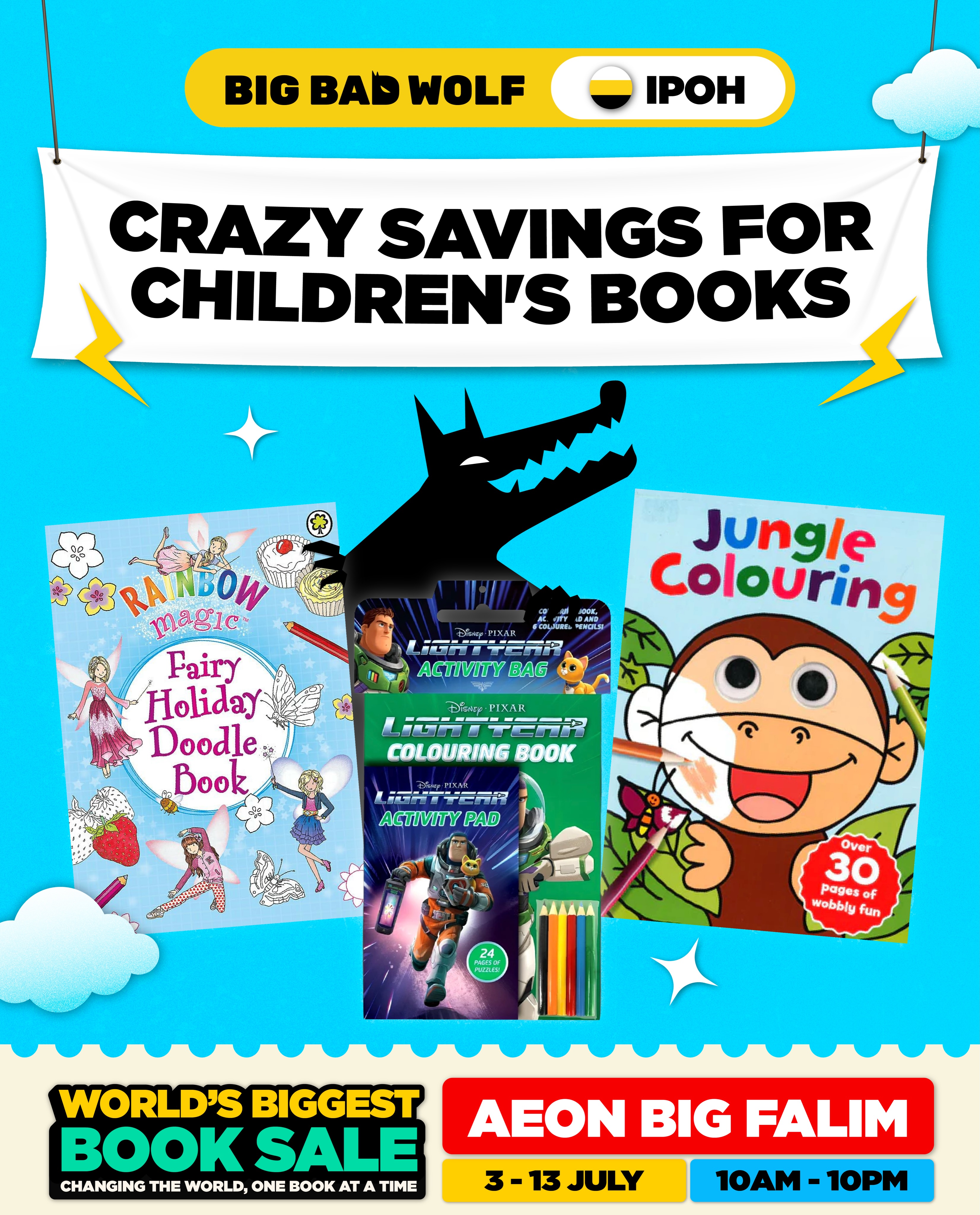 Big Bad Wolf Books Facebook ad