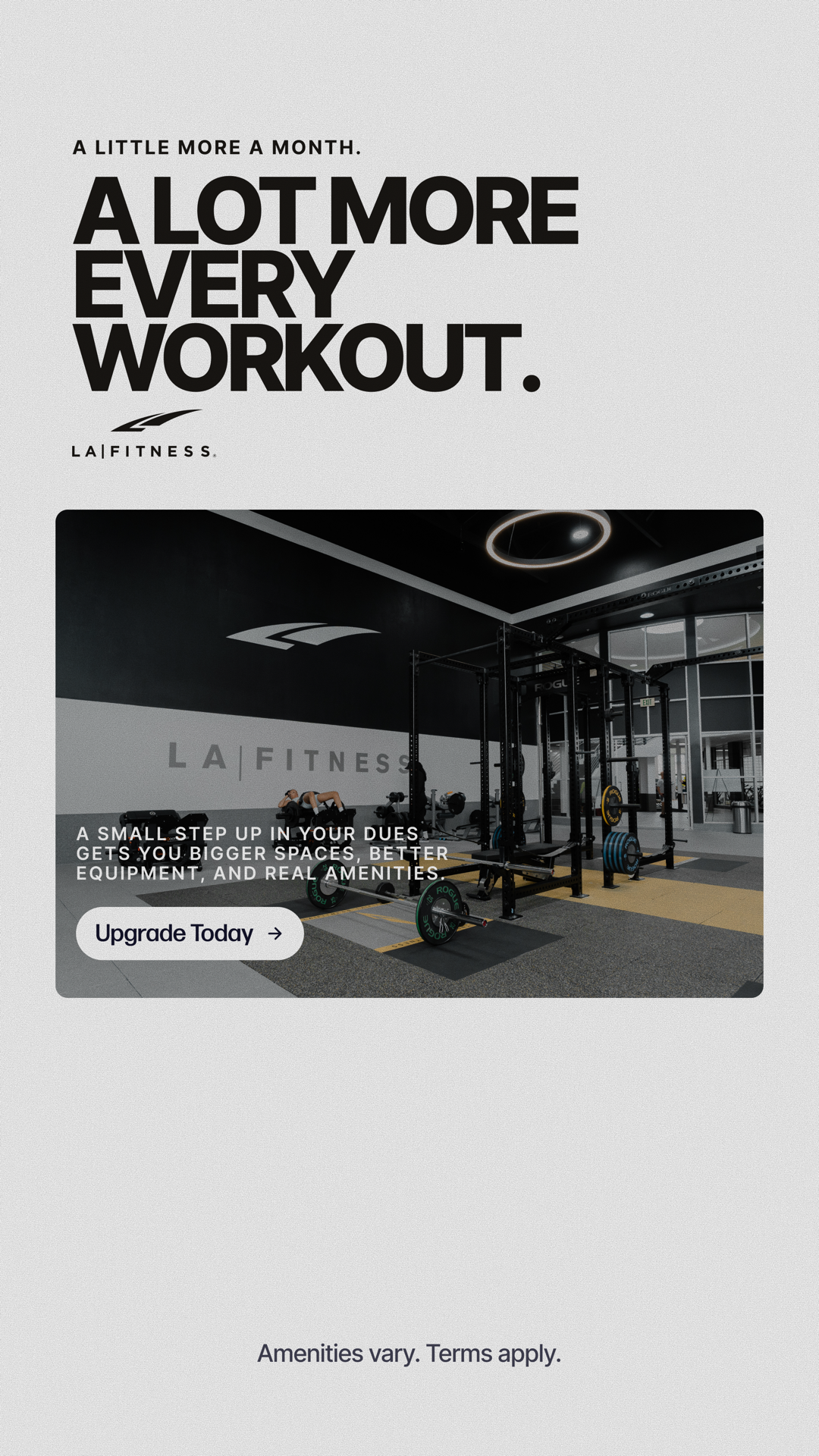 LA Fitness Facebook ad