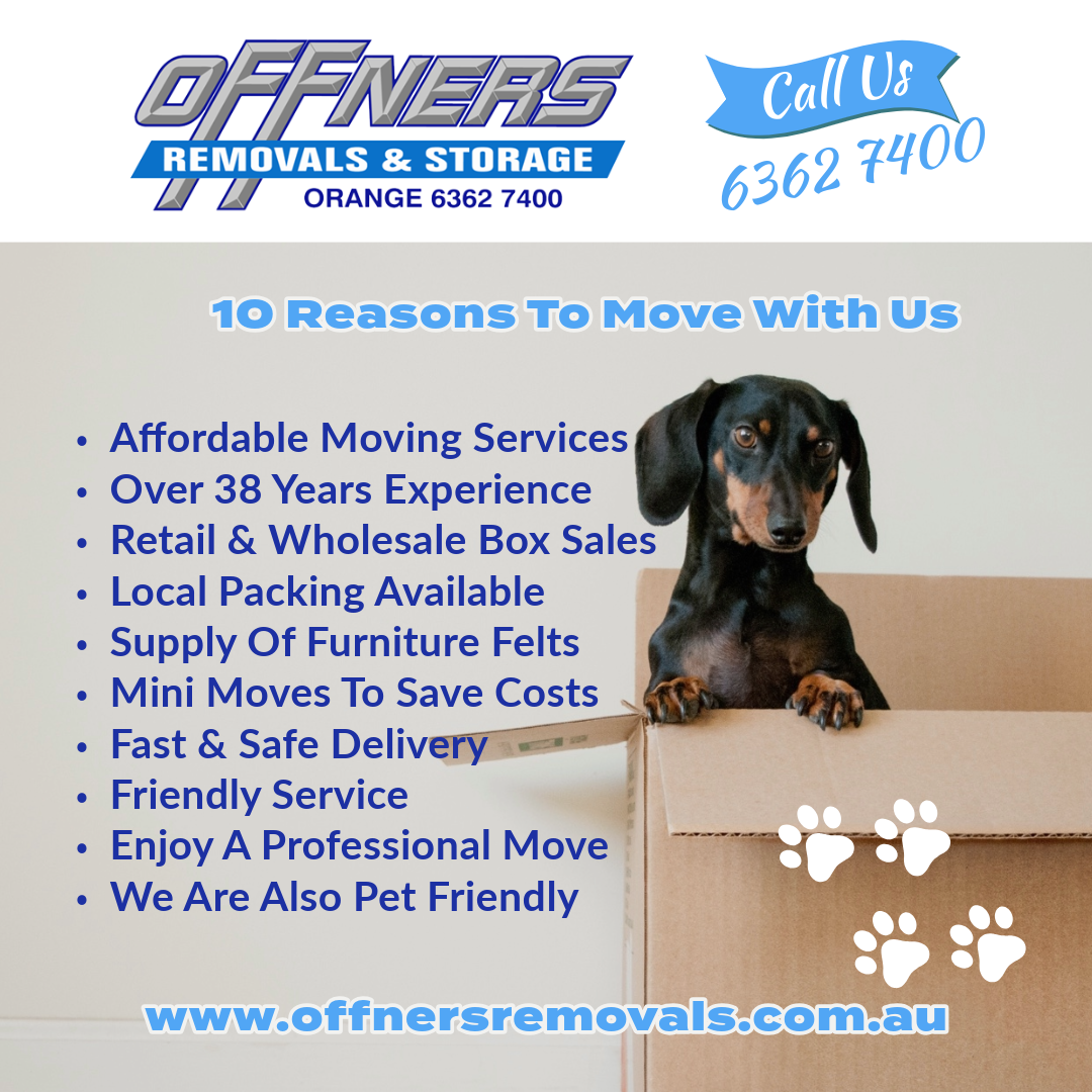 Offners Removals Facebook ad: Trusted Removalist In Orange