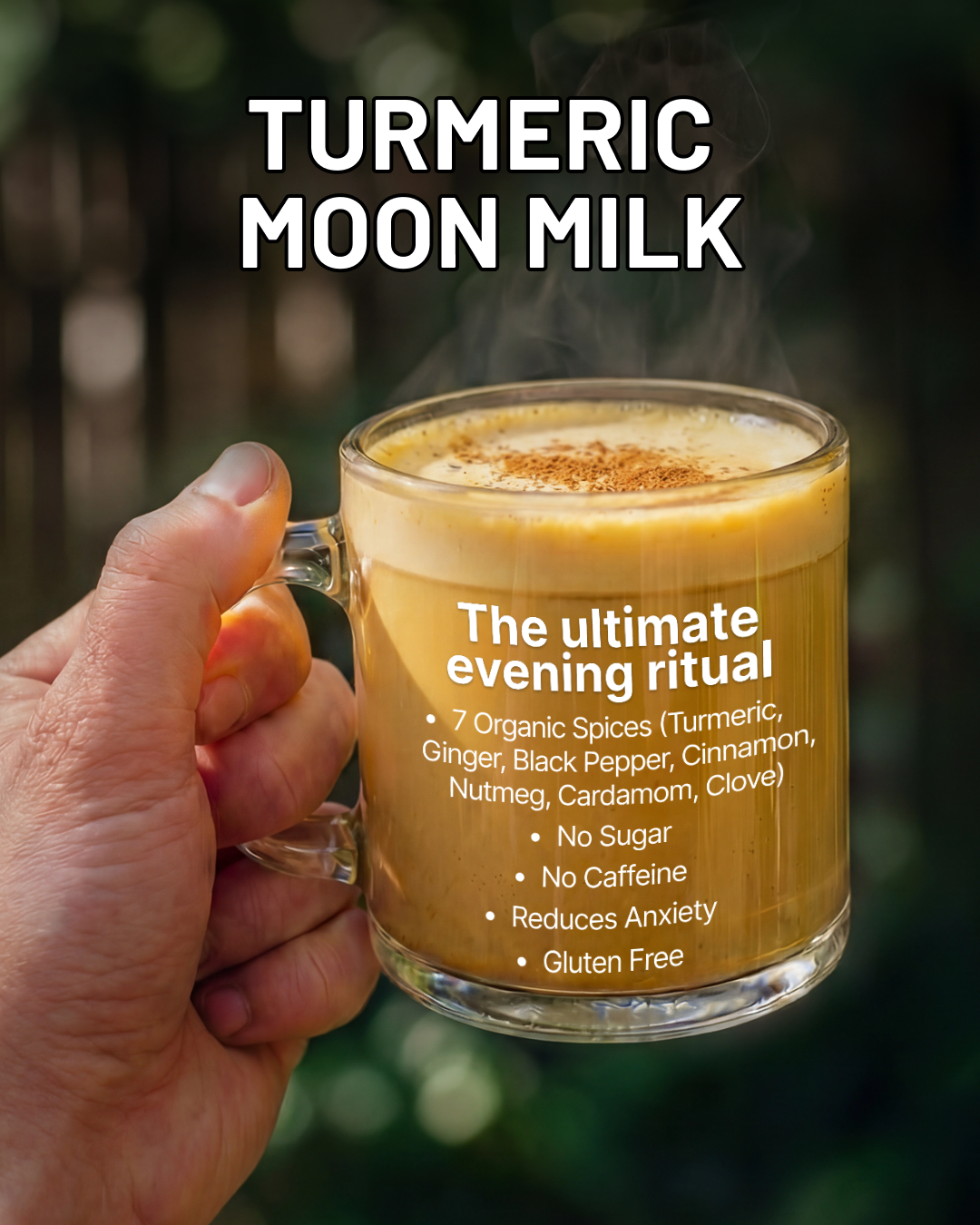 CHAI.COM Facebook ad: Your body will thank you after drinking this golden milk.
