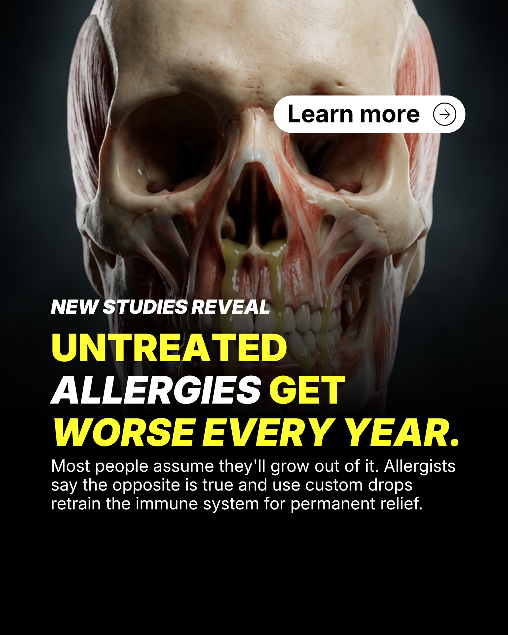 Curex Allergy Facebook ad