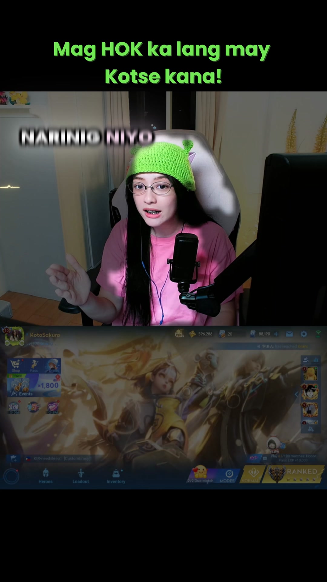Honor of Kings Facebook ad: carry your team to victory