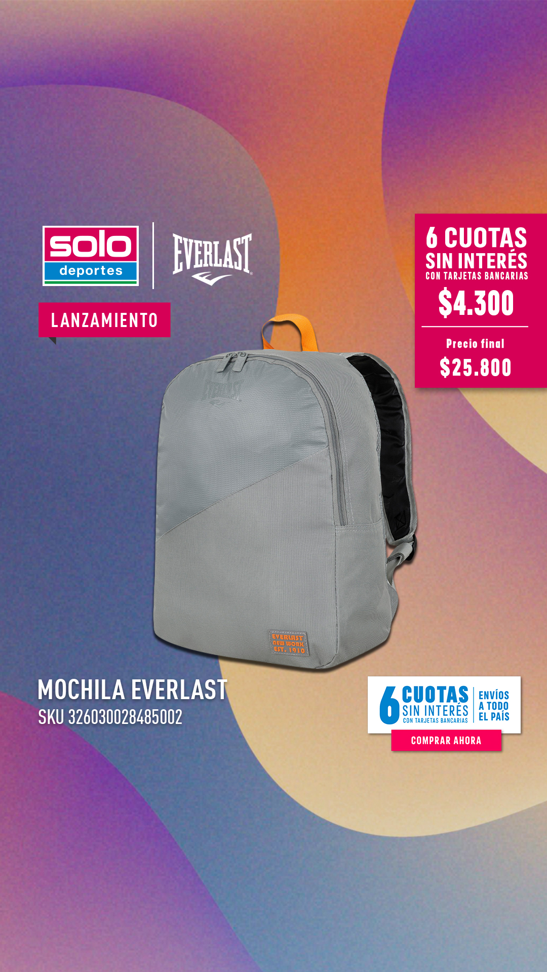 Solo Deportes - una pasión nacional Facebook ad