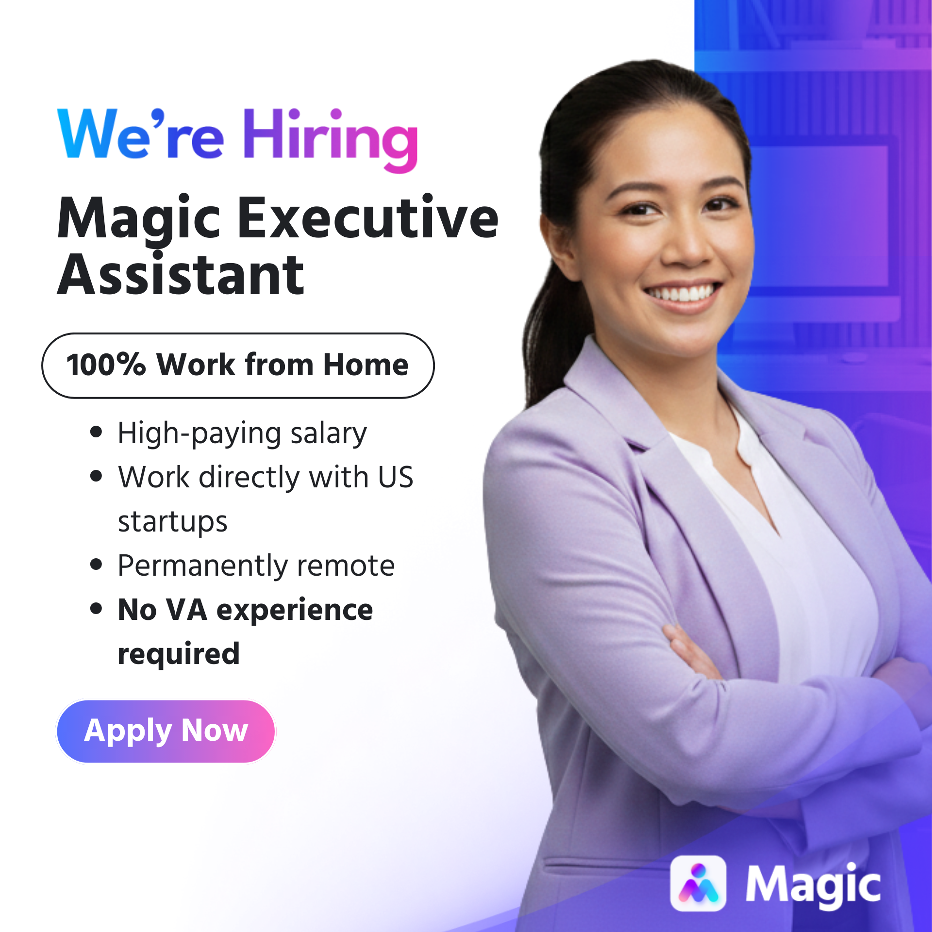 Careers at Magic Facebook ad