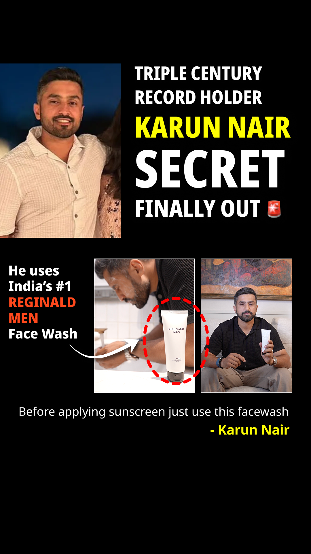 Reginald Men Facebook ad