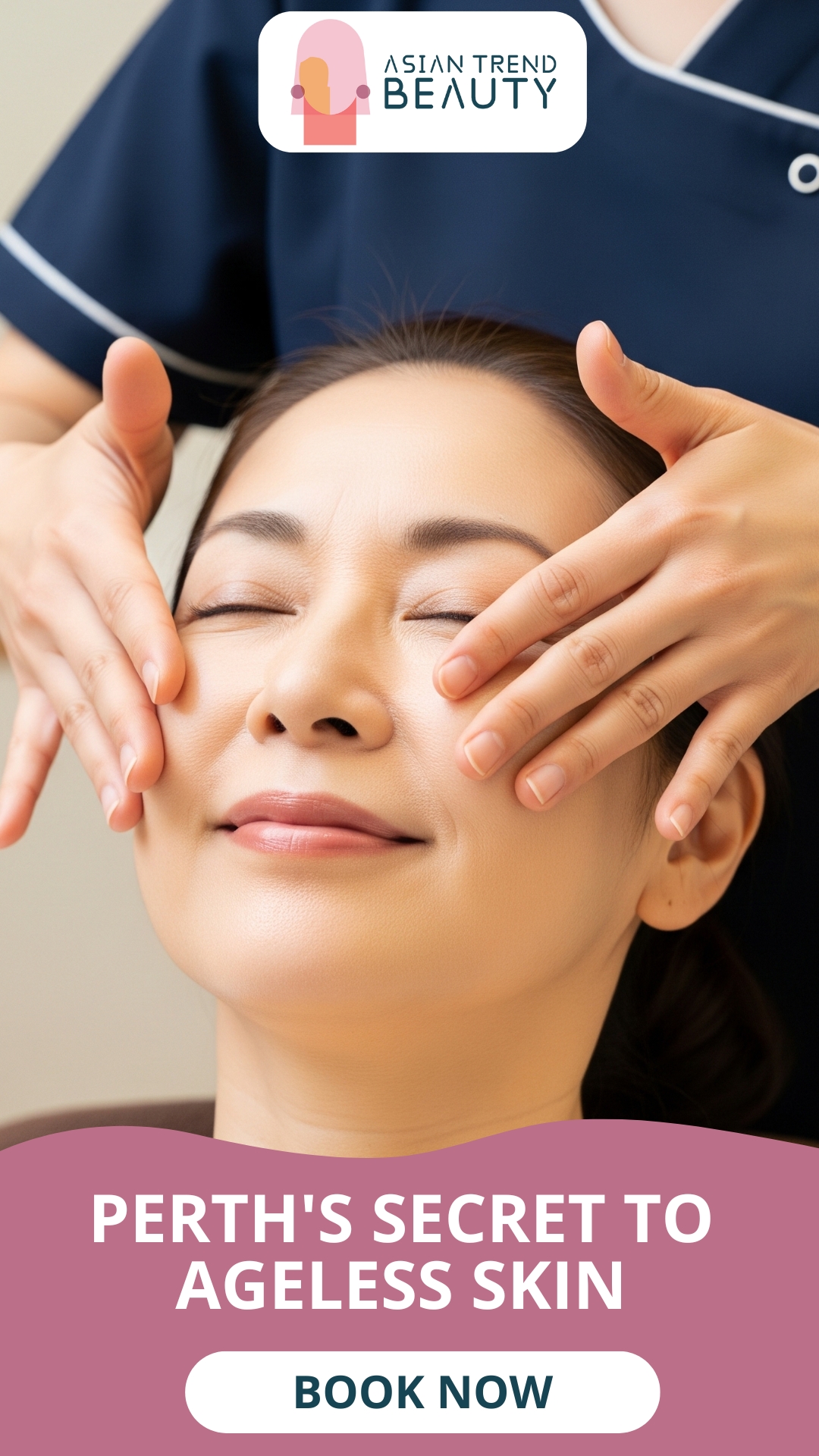 Asian Trend beauty Facebook ad from Jun 23, 2025