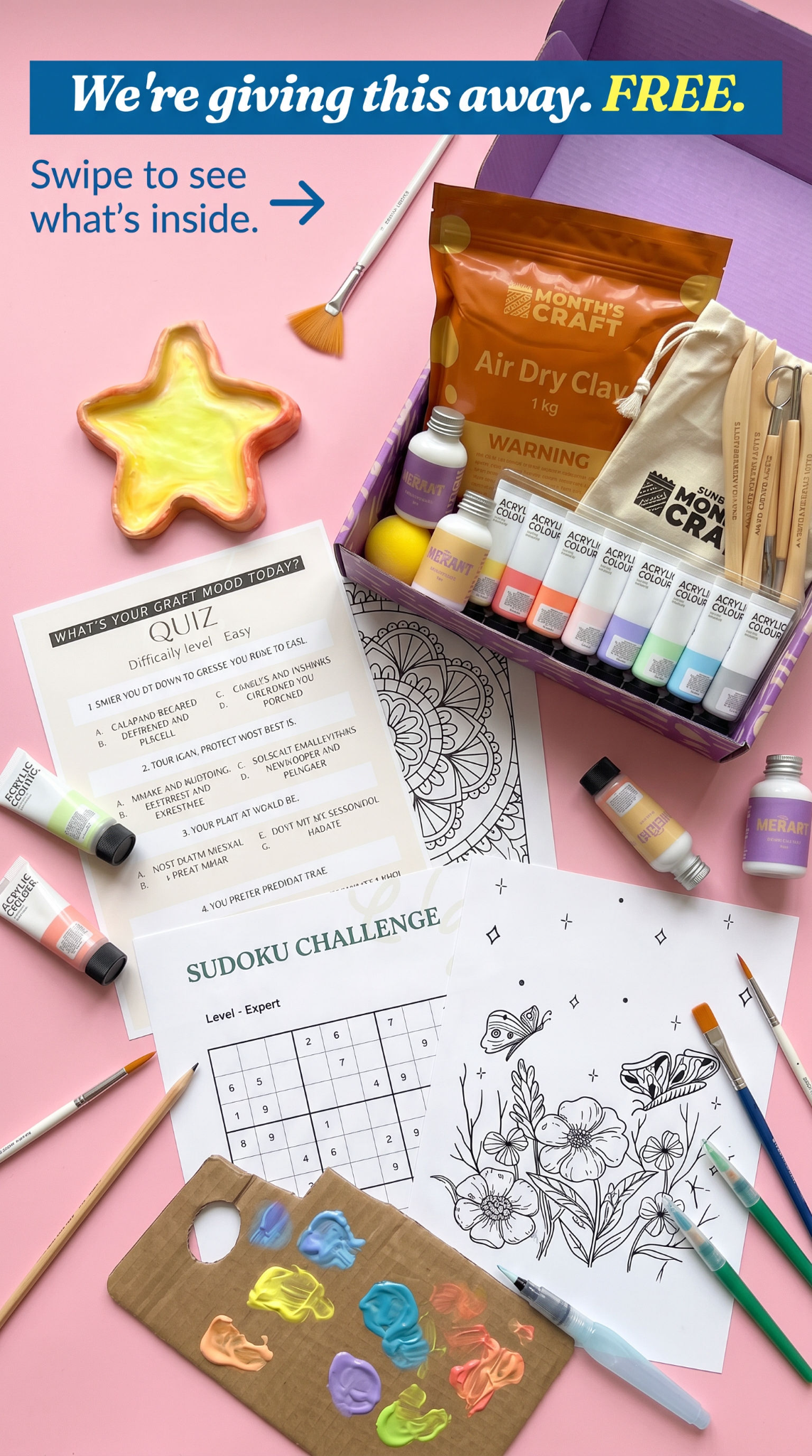 This Month's Craft Facebook ad