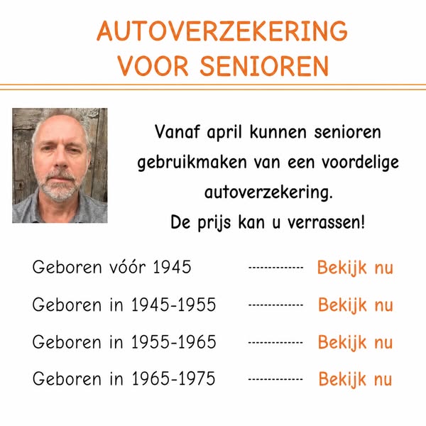 Senior Wellness Hub Facebook ad: Betaalbare Autoverzekeringen voor Senioren in 2026 |…