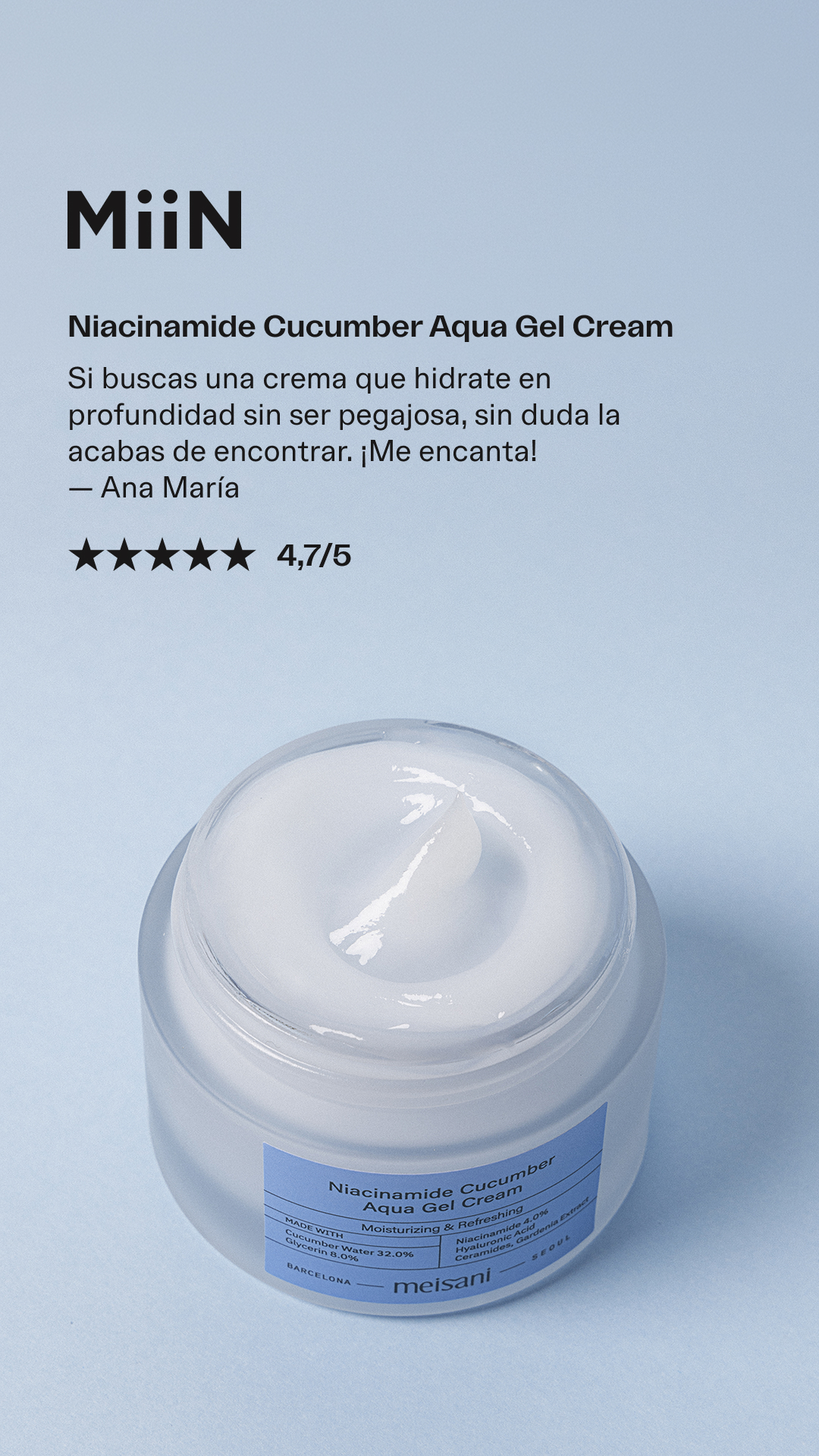 MiiN Korean Cosmetics Facebook ad from Sep 8, 2026