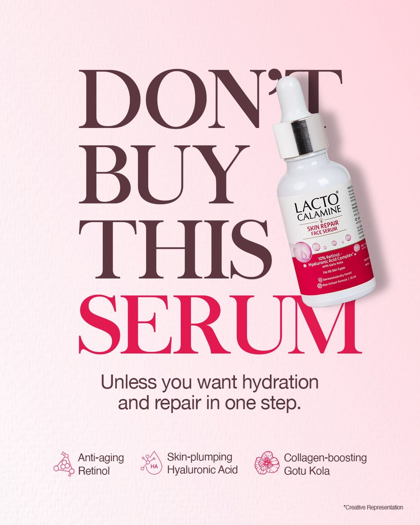 Lacto Calamine Facebook ad: Ignore this if you like complicated routines.