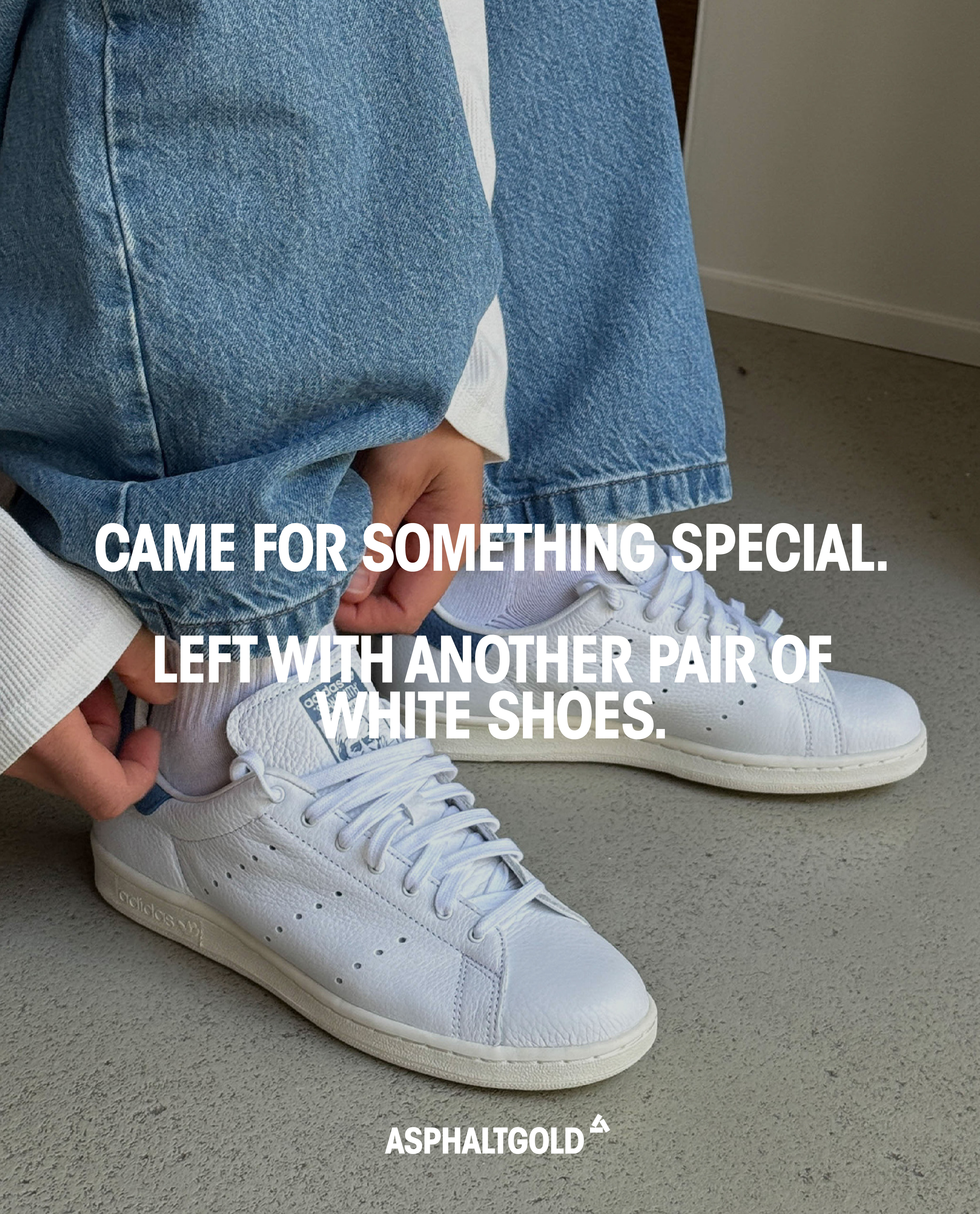 Asphaltgold Facebook ad: Sneaker? Asphaltgold.